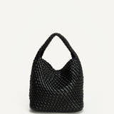 ANGIE HANDLE BAG - BLACK