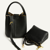SABRINA HANDLE BAG - BLACK