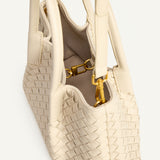 OLIVIA HANDLE BAG - IVORY