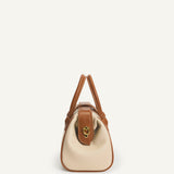 CAMILLE HANDLE BAG – ALMOND CARAMEL
