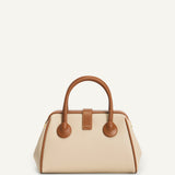CAMILLE HANDLE BAG – ALMOND CARAMEL