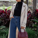 OLIVIA HANDLE BAG - MERLOT