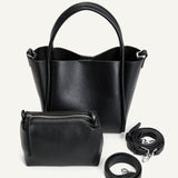NAOMI HANDLE BAG - BLACK