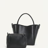 NAOMI HANDLE BAG - BLACK
