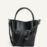 NAOMI HANDLE BAG - BLACK