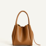 NAOMI HANDLE BAG - CARAMEL