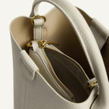 SABRINA HANDLE BAG - STONE