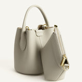 SABRINA HANDLE BAG - STONE
