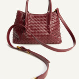 OLIVIA HANDLE BAG - MERLOT