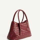 OLIVIA HANDLE BAG - MERLOT