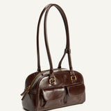 CHLOE SHOULDER BAG – CHERRY CHOCOLATE