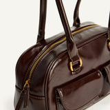 CHLOE SHOULDER BAG – CHERRY CHOCOLATE