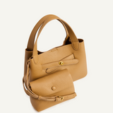 BETTY HANDLE BAG - CAMEL