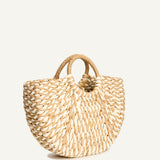 ISLA HANDLE BAG – TAN IVORY